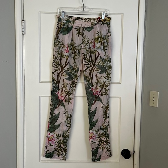 Isabel Marant Pants - Isabel Marant Etoile Floral Print Cotton Voile Pants Sz 36